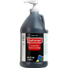 64oz. Acrylic Paint by Craft Smart&reg; Black