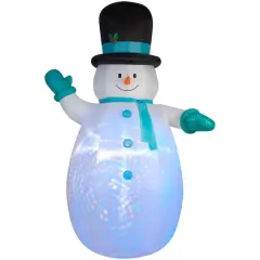 12ft. Airblown&reg; Inflatable Christmas Projection Snowman
