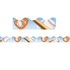 Eureka&reg; Deco Trim&reg; Baseball Borders, 222ft.