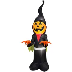 10ft. Airblown&reg; Inflatable Halloween Scary Pumpkin Ghoul Reaper