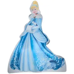 3.5ft. Airblown&reg; Inflatable Christmas &copy;Disney Photorealistic Cinderella in Winter Outfit 