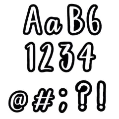 Bold & Bright Classroom Caf&eacute; Designer Letters