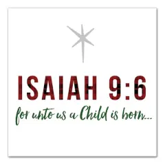 Isaiah 9:6 Canvas Wall Art