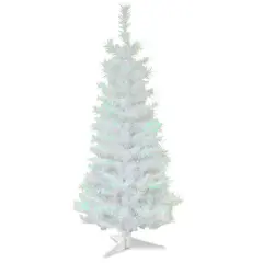  3ft. Unlit White Iridescent Artificial Christmas Tree