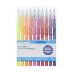Brush Markers By Creatology&trade;, 20 Pack