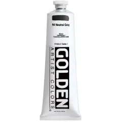 Golden&reg; Heavy Body Acrylic Paint, 5oz. 1444 N4 Neutral Gray