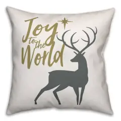 Joy to the World Throw Pillow