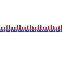Eureka&reg; Deco Trim&reg; American Flag Electoral Borders, 222ft.