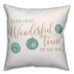 It&rsquo;s the Most Wonderful Time of the Year Throw Pillow