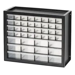Iris&reg; Black 44-Drawer Parts Organizer