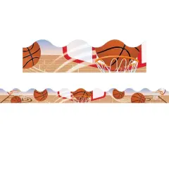 Eureka&reg; Deco Trim&reg; Basketball Borders, 222ft.