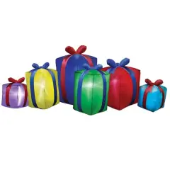 8ft. Airblown&reg; Inflatable Christmas Row of Presents