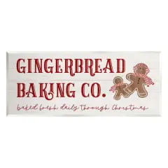 Stupell Industries Gingerbread Baking Co. Holiday Wall Art