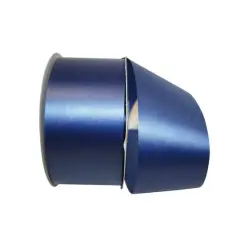 JAM Paper 2.5" x 100yd. Plastic Florentine Ribbon Navy