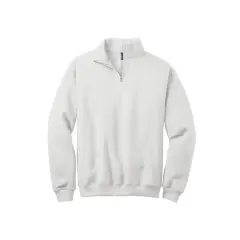 JERZEES&reg; NuBlend&reg; 1/4-Zip Cadet Collar Sweatshirt Ash