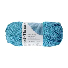 Heathered Bamboo&trade; Yarn by Loops & Threads&reg; Marine