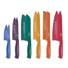 JoyJolt&reg; Multicolored Multipurpose Kitchen Knife Set
