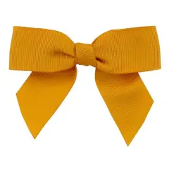 JAM Paper 7/8" Grosgrain Twist Tie Bows, 100ct. Gold