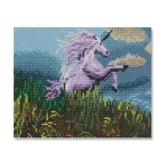 Purple Unicorn Diamond Art Kit by Make Market&reg;