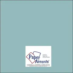 PA Paper&trade; Accents Muslin 12" x 12" 74lb. Cardstock, 25 Sheets Evening Surf