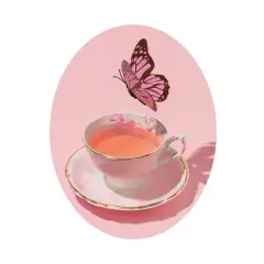 7" x 9" Floral Glove & Tea Oval Canvas Painting Kit by Craft Smart&reg;