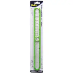 Helix&reg; Circle Ruler, 12"