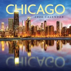 TF Publishing 2024 Chicago Wall Calendar