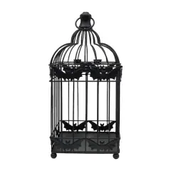 11.75" Black Metal Bird Cage by Ashland&reg;