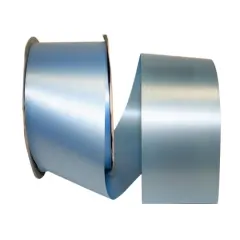 JAM Paper 2.5" x 100yd. Plastic Florentine Ribbon Blue