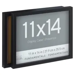 2 Pack Fundamentals 11" x 14" Black Shadow Boxes by Studio D&eacute;cor&reg;