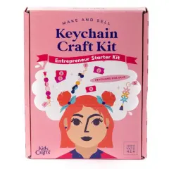 Kids Crafts Make & Sell Keychain Crafting Business Entrepreneur Starter Kit