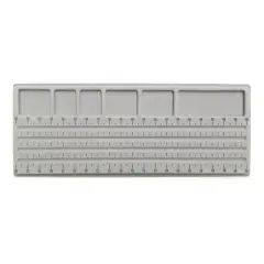 John Bead 21" x 8" Gray Plastic Designer Bead Board