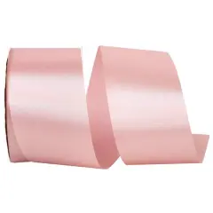 JAM Paper 2.5" x 50yd. Single Face Satin Allure Ribbon Quartz