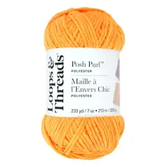 Posh Purl&trade; Yarn by Loops & Threads&reg; Egg Yolk