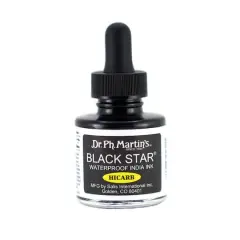 Dr. Ph. Martin's&reg; Black Star&reg; Waterproof India Ink, Hicarb