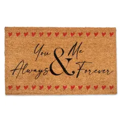 You & Me Always & Forever Doormat
