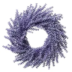 13.7" Purple Wisteria Spring Wreath