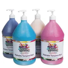 S&S&reg; Worldwide Color Splash!&reg; Washable Tempera Paint Set
