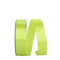 JAM Paper 3/8" x 100yd. Single Face Satin Allure Ribbon New Chartreuse