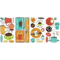 RoomMates Cafe Peel & Stick Wall Decals