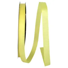 JAM Paper 5/8" x 100yd. Grosgrain Style Wired Ribbon Maize