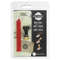 Manuscript Wax Sealing Initial Set A
