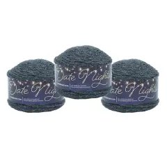 3 Pack Lion Brand&reg; Date Nights Yarn Hematite
