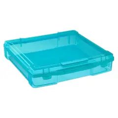 12" x 12" Turquoise Storage Case by Simply Tidy&reg;