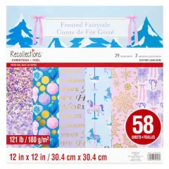 12" x 12" Frosted Fairytale Paper Pad, 58 Sheets by Recollections&trade;