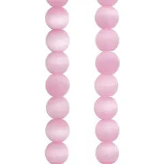 Glass Cat's Eye Round Beads, 8mm by Bead Landing&trade;
