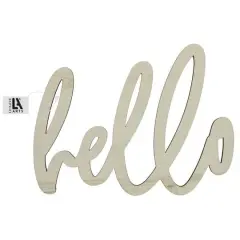 Leisure Arts&reg; 12" Hello Wood Word