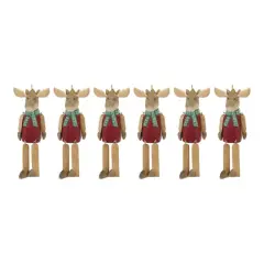 6ct. Dangle Moose Ornament