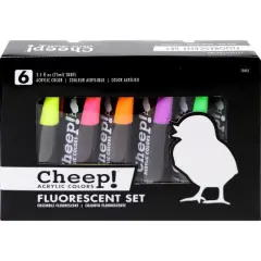 Cheep&reg; Basic Acrylic Paint Set, 2.5oz.