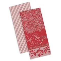 DII&reg; Vintage Merry Christmas Dishtowel Set